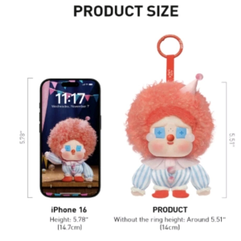 Why So Serious Series "Crybaby" Plush Vinyl Pendant Blister Pack - Picture 6 of 9